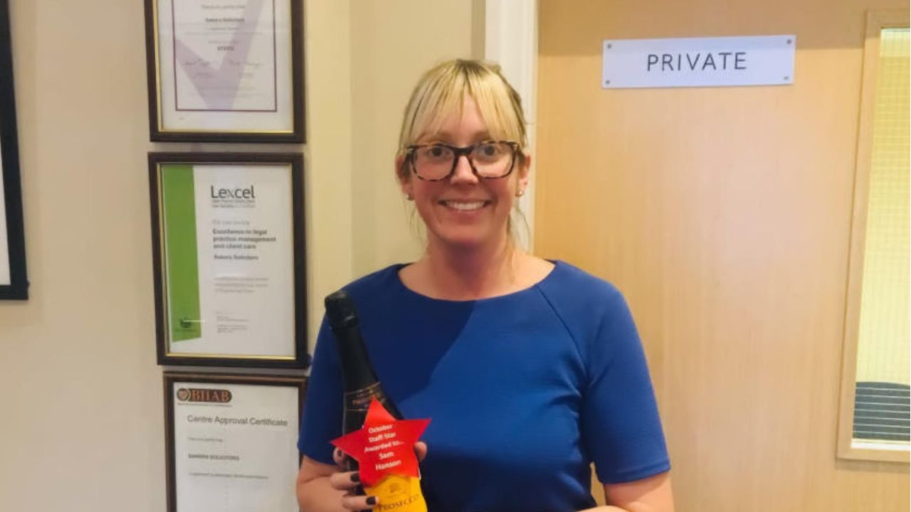 Sam Hanson awarded Staff Star for October!